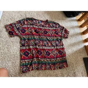 Vintage Jantzen Classics button front shirt womens large
